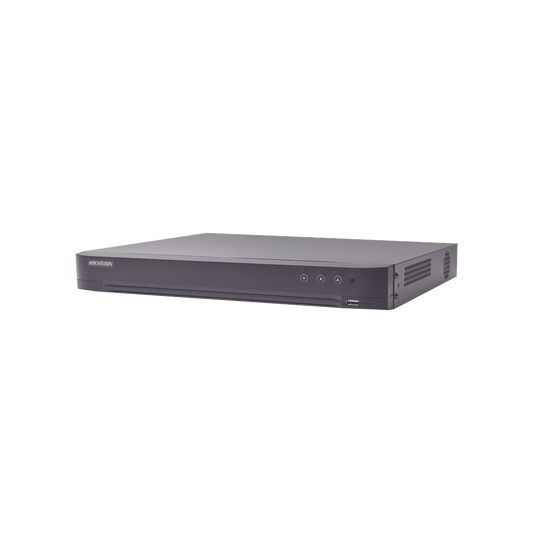 DVR 4 Canales TURBOHD + 4 Canales IP / 8 Megapixel (4K) / Audio de dos vÃ­as por Coaxitron / ACUSENSE / Reconocimiento Facial / 1 BahÃ­a de Disco Duro / Salida de Video en 4K / H.265+