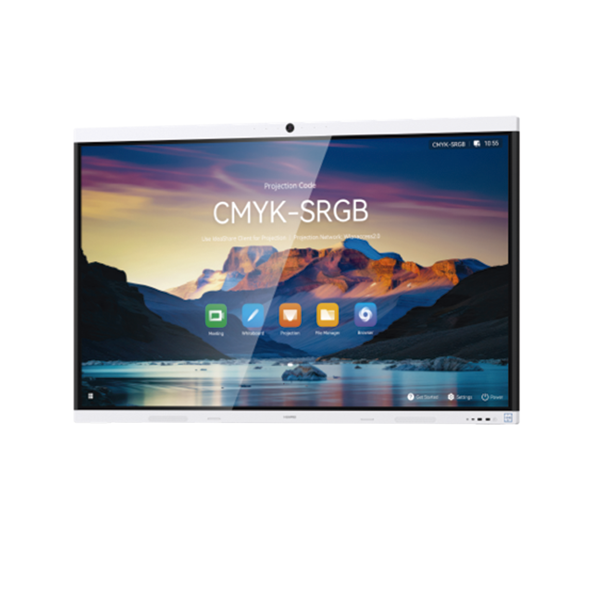 HUAWEI IdeaHub B3, Pantalla interactiva para Colaboración Inteligente, 75", 4K UHD, Harmony, Wi-Fi 6, Seguimiento de Voz, BYOM, Administración desde la Nube Gratis, blanco Jade