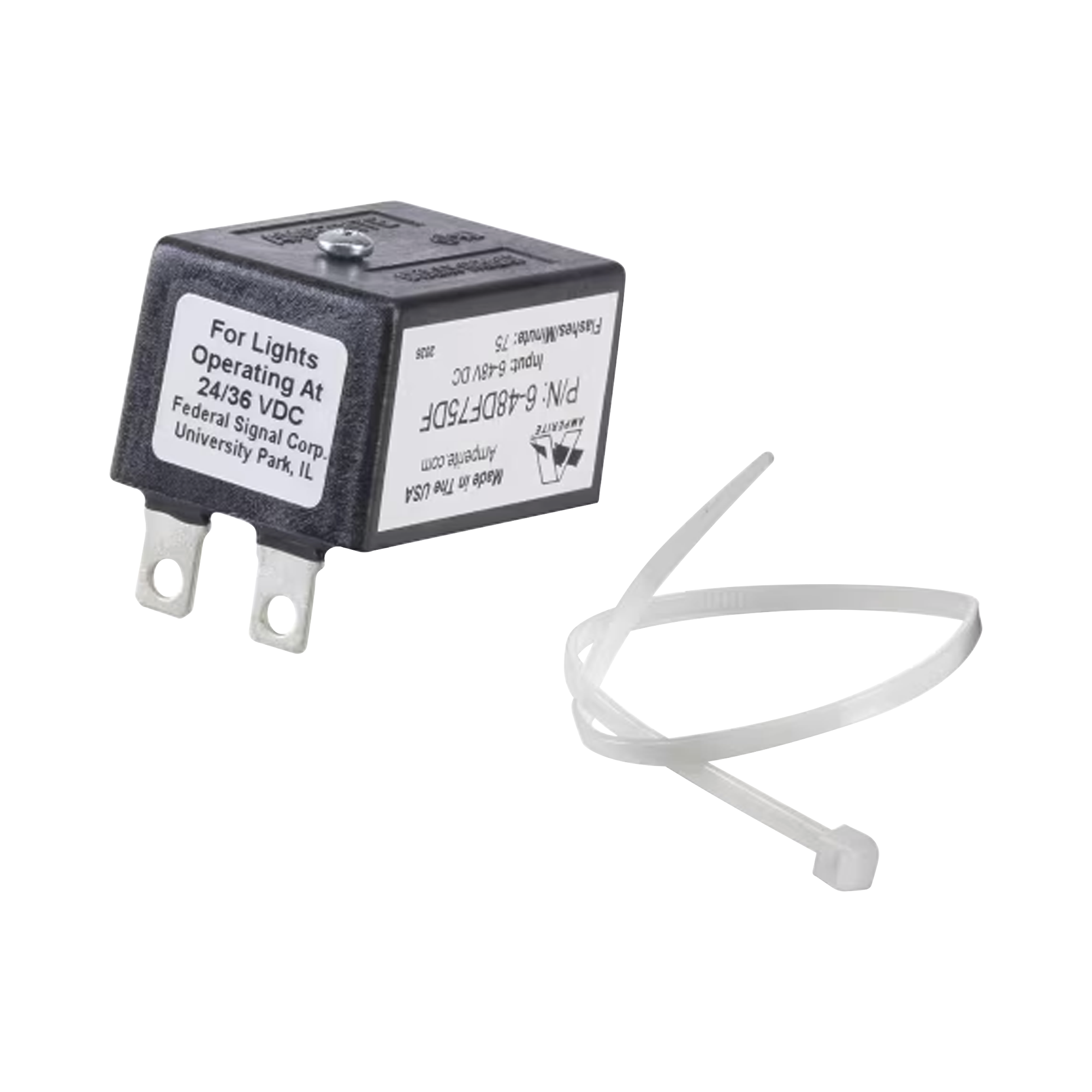 Flasher, 24 Vcc, 75 destellos/minuto