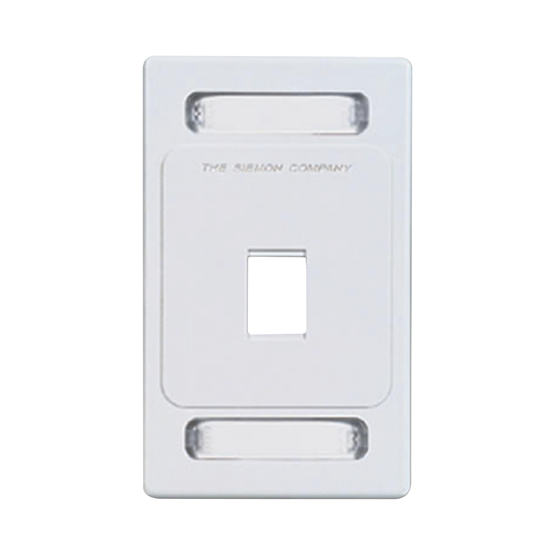 Placa de pared Keystone de 1 salida, color blanco, para jacks Keystone Z-MAX y MAX