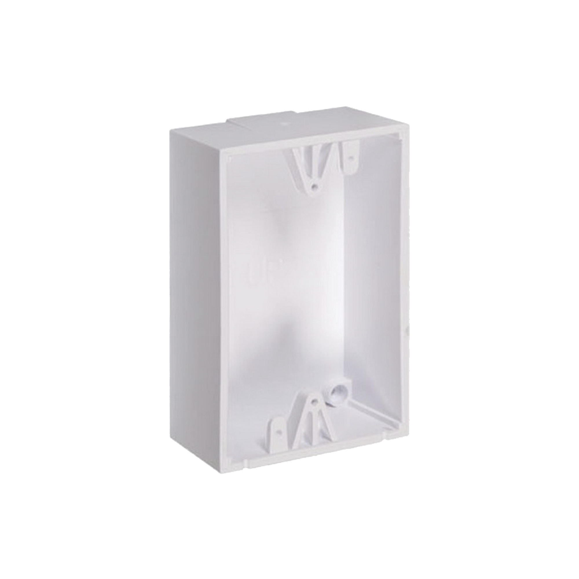 Caja trasera de montaje color blanco para Estaciones de Parada STOPPER