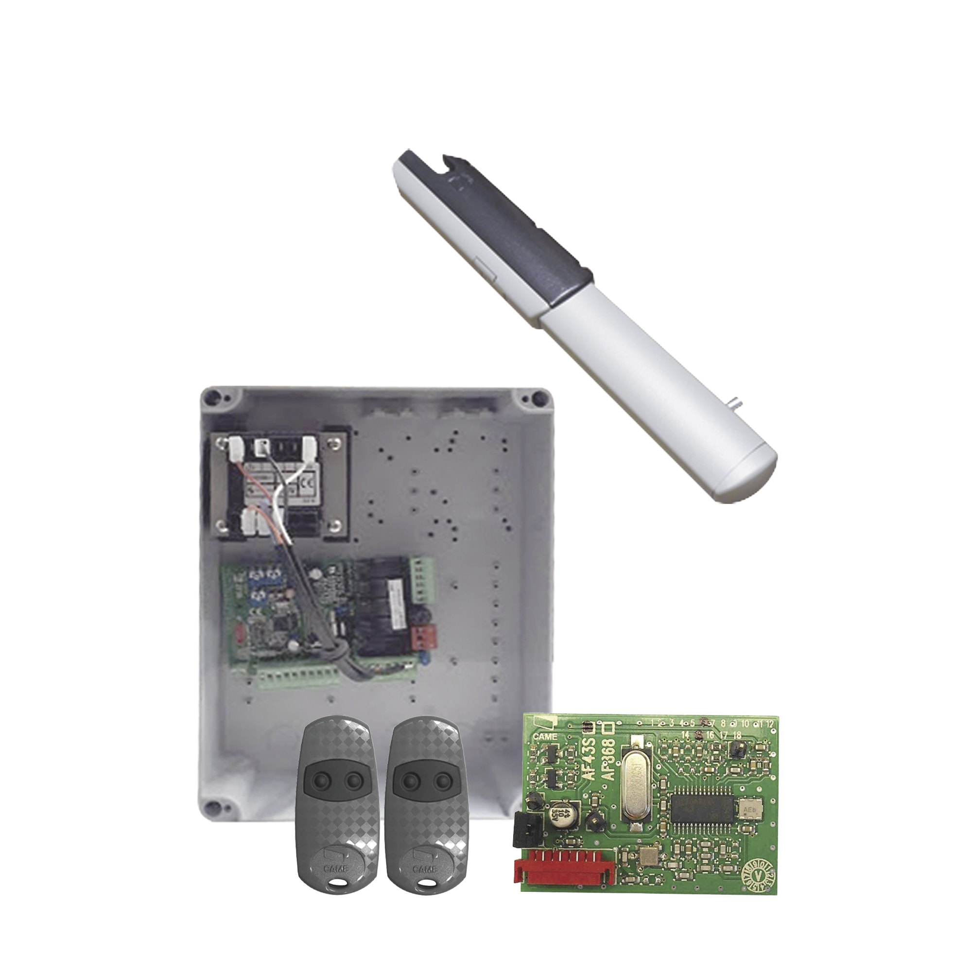 Kit de Operadores para Automatizar Portones Vehiculares Abatibles de 2 hojas / 3 m / 400 kg / Uso residencial