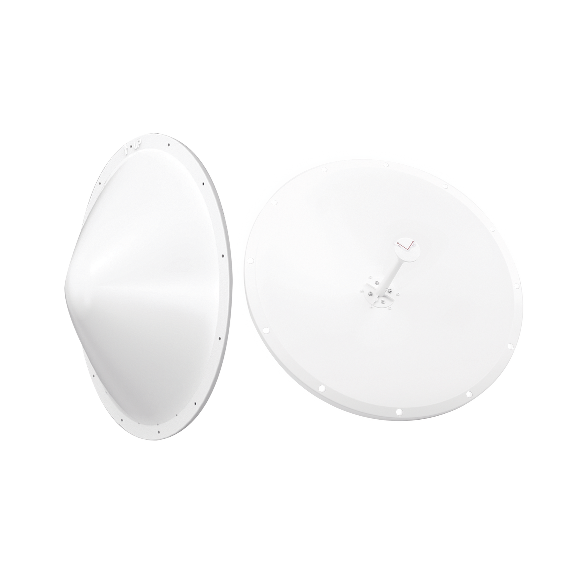 Kit de Antena y radomo, ganancia de  28 dBi, rango de frecuencia extendida (4.9 a 6.5 GHz), conectores SMA-macho inverso, incluye jumper, distancia de hasta 15 km