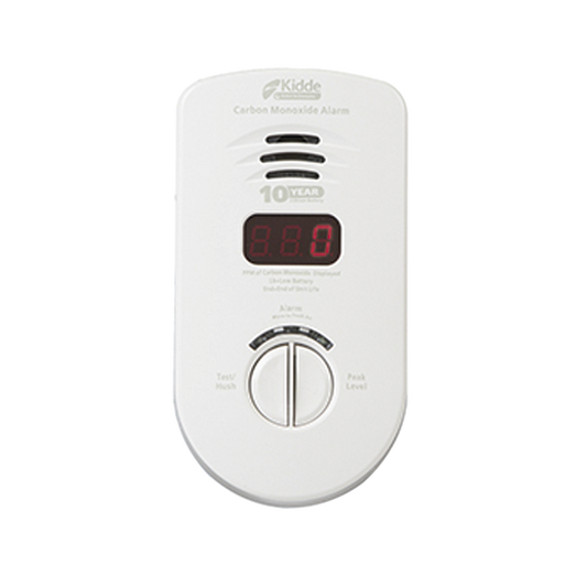 Alarma de Monoxido de Carbono 120 AC â?? BaterÃ­a 10 aÃ±os â?? Display