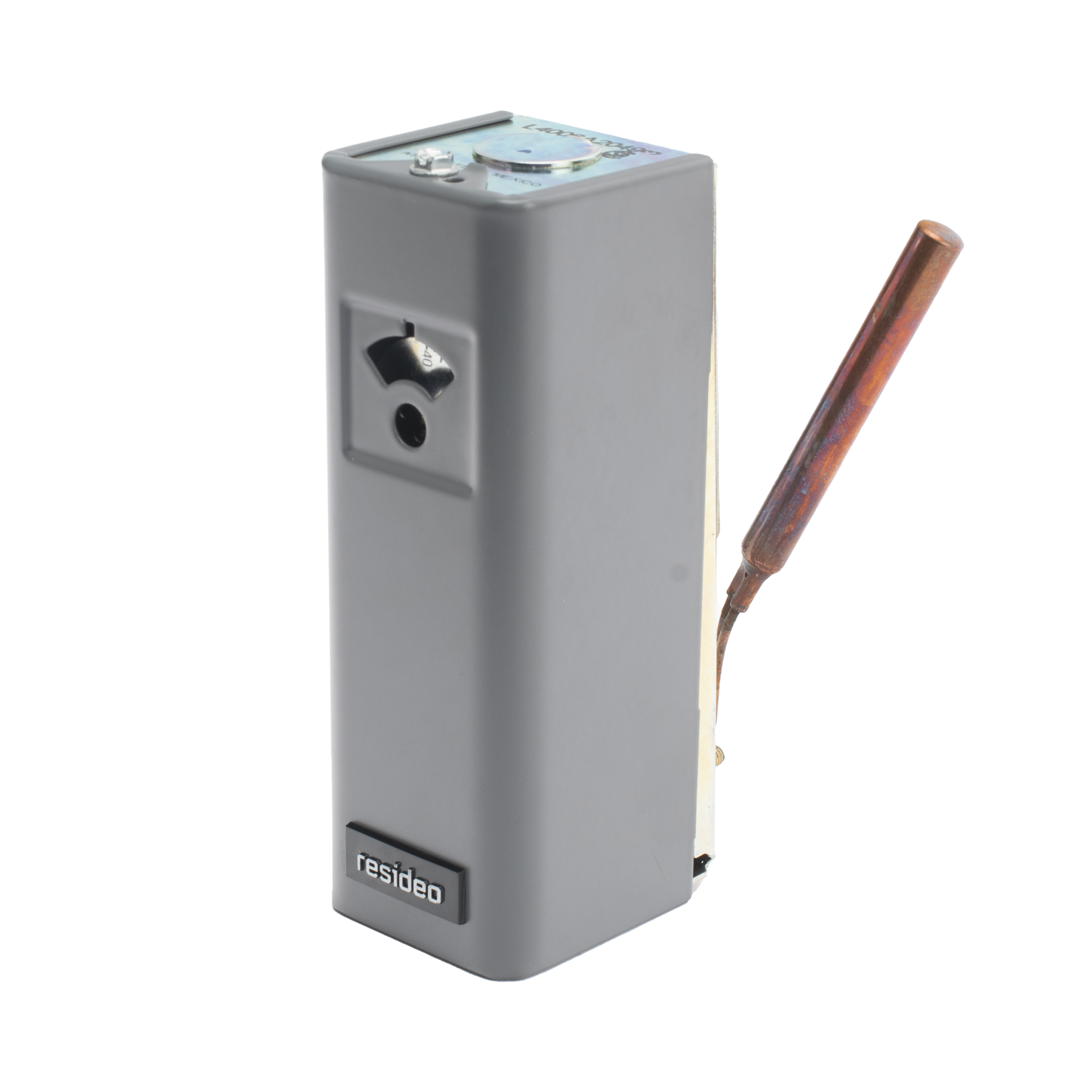 Controlador aquastat de lÃ­mite alto o bajo. Temperatura de funcionamiento de 4 Â°C a 82 Â°C