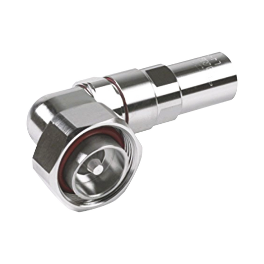 Conector DIN 7-16 Macho en Ãngulo Recto para LP-450A, LDF4-50A, PIN Cautivo