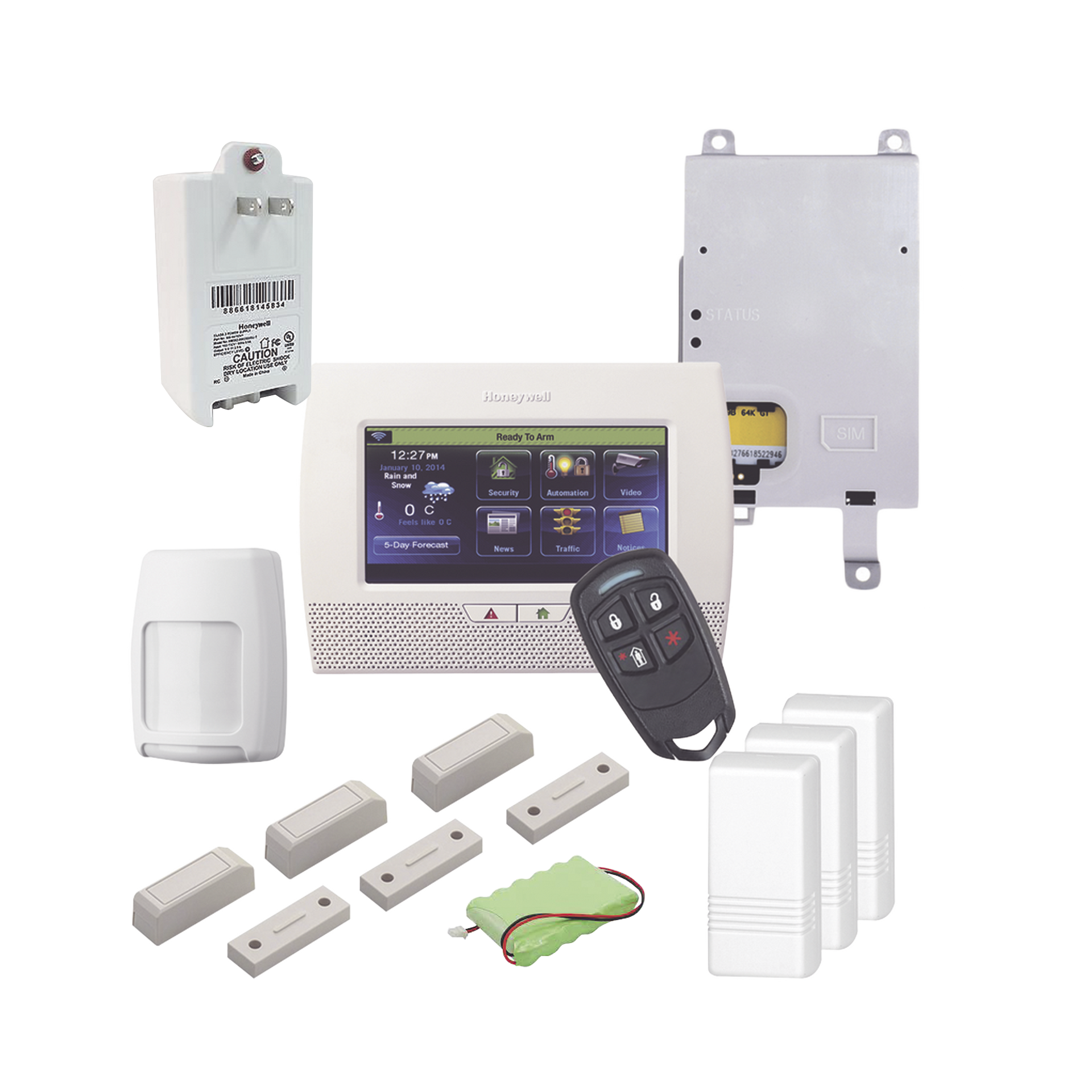 Panel de Alarma Inalambrico con Pantalla Touch en EspaÃ±ol con GSM