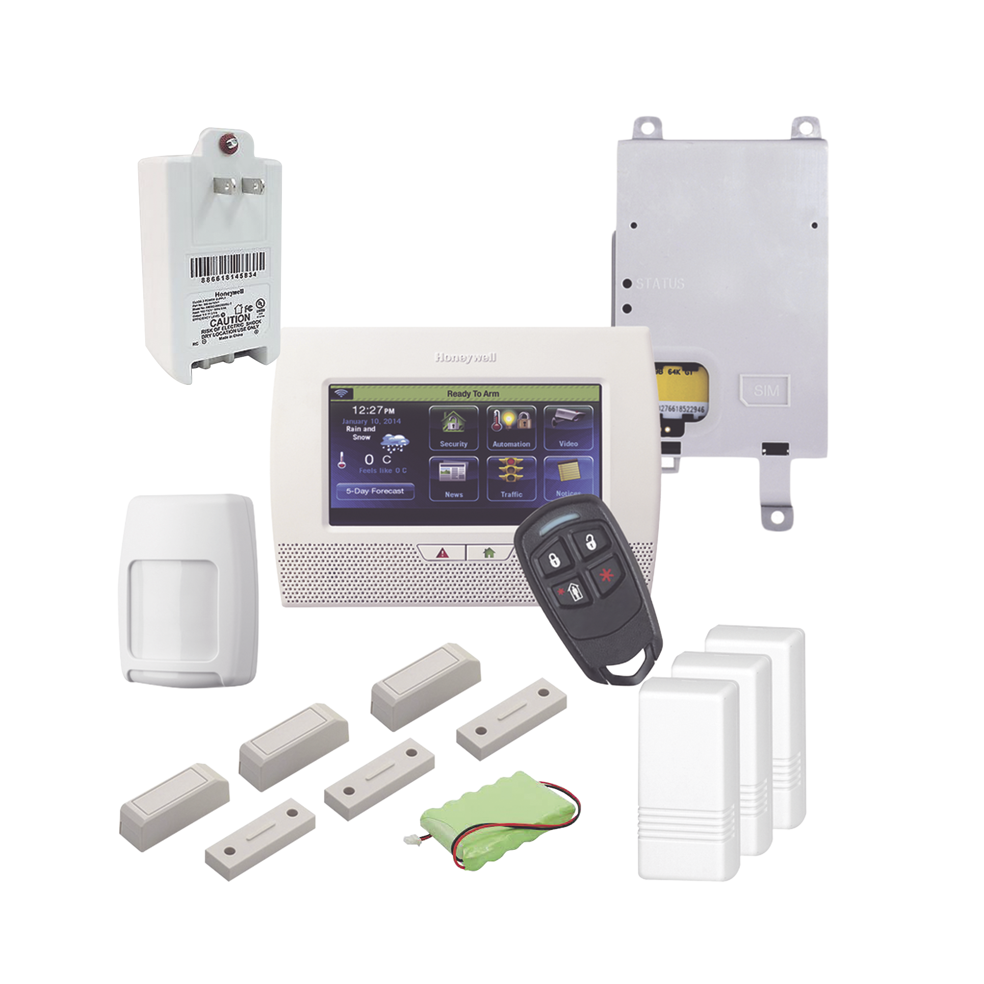 Panel de Alarma Inalambrico con Pantalla Touch en EspaÃ±ol con GSM