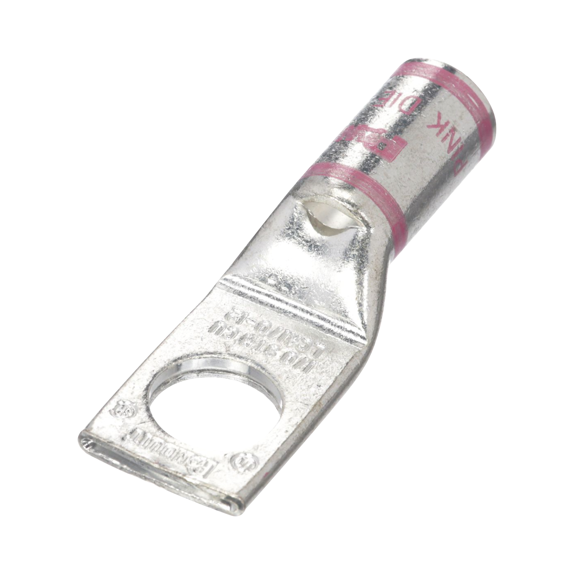 Terminal Conector Barril de 1 Orificio 1/2", con TalÃ³n para Mirilla, para cable 1/0 AWG.