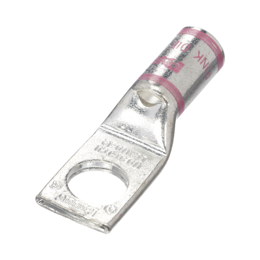 Terminal Conector Barril de 1 Orificio 1/2", con TalÃ³n para Mirilla, para cable 1/0 AWG.