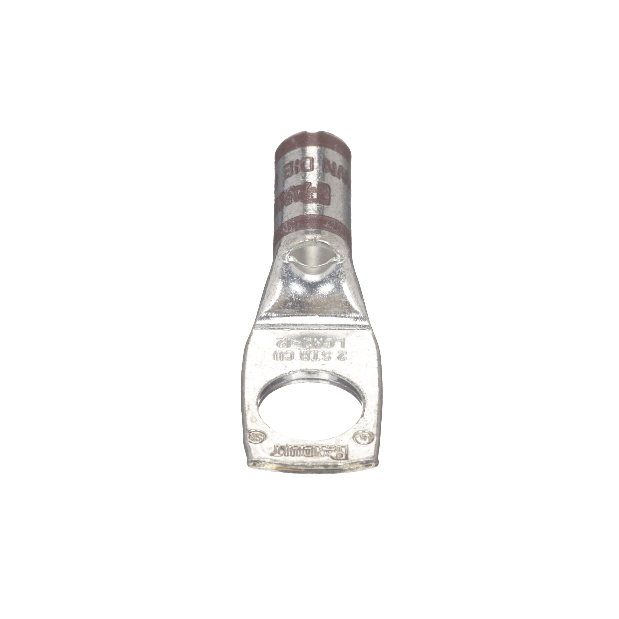 Zapata de compresiÃ³n LCA2-12-Q, para cal. 2 Awg, Barreno para tornillo prisionero de 1/2, 1 Pz