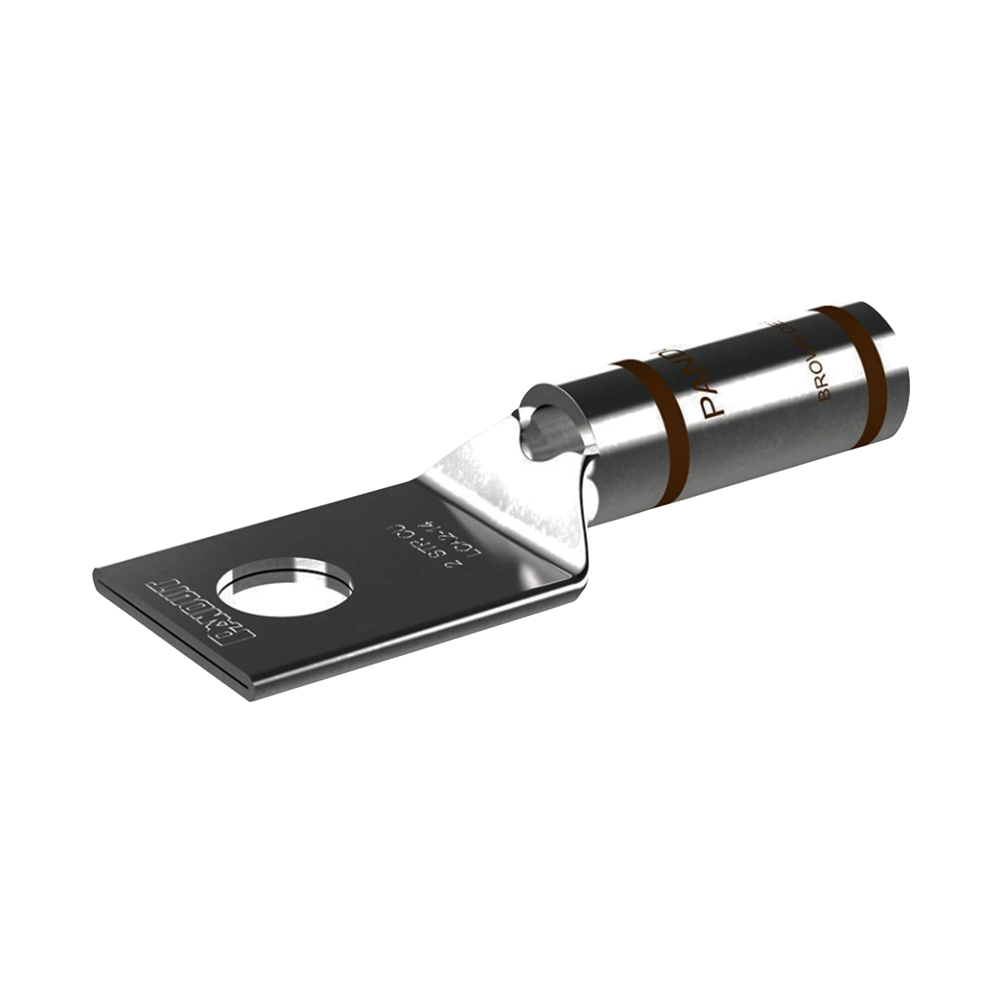 Zapata de compresiÃ³n LCA2-14-Q, para cal. 2 Awg, Barreno para tornillo prisionero de 1/4, 1 Pz