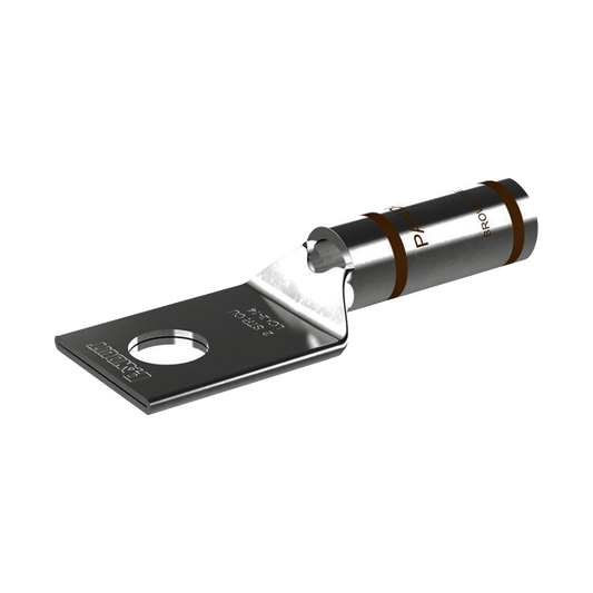 Zapata de compresiÃ³n LCA2-14-Q, para cal. 2 Awg, Barreno para tornillo prisionero de 1/4, 1 Pz