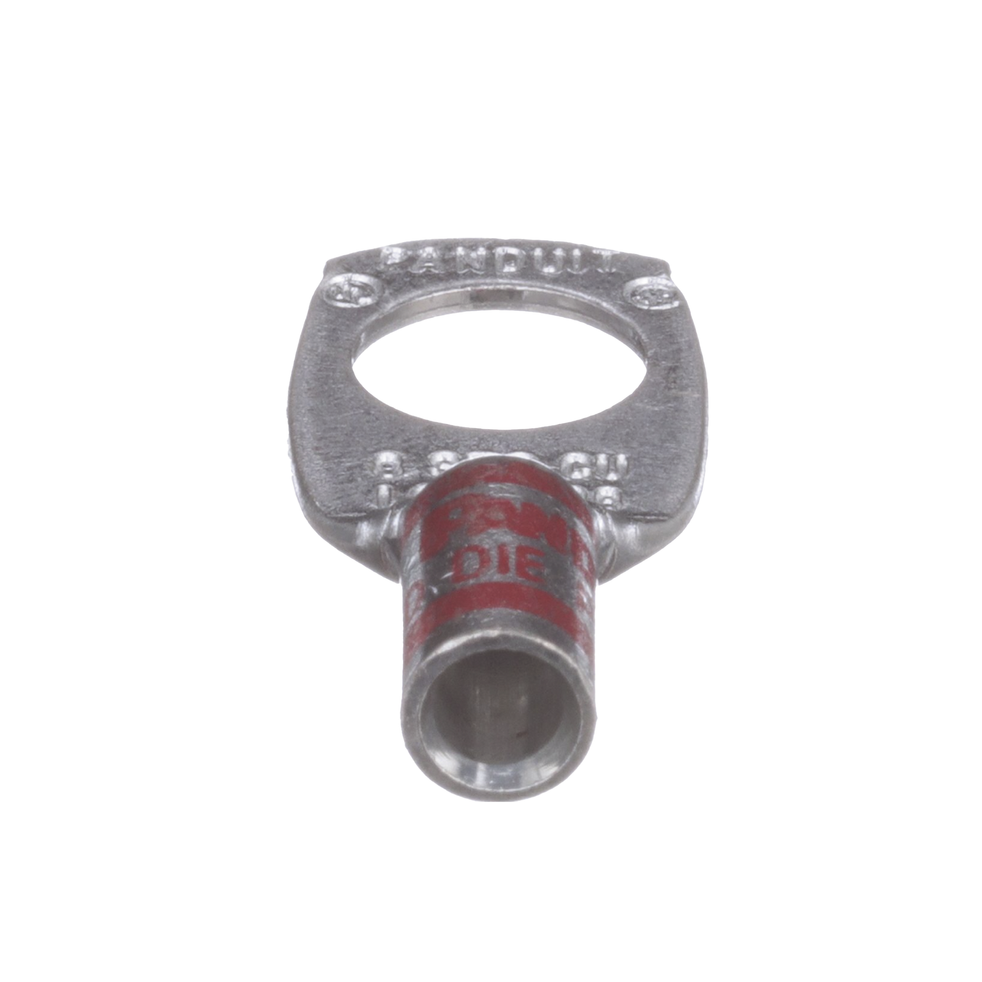 Zapata de compresiÃ³n LCA8-38-L, para cal. 8 Awg, Barreno para tornillo prisionero de 3/8, 1 Pz