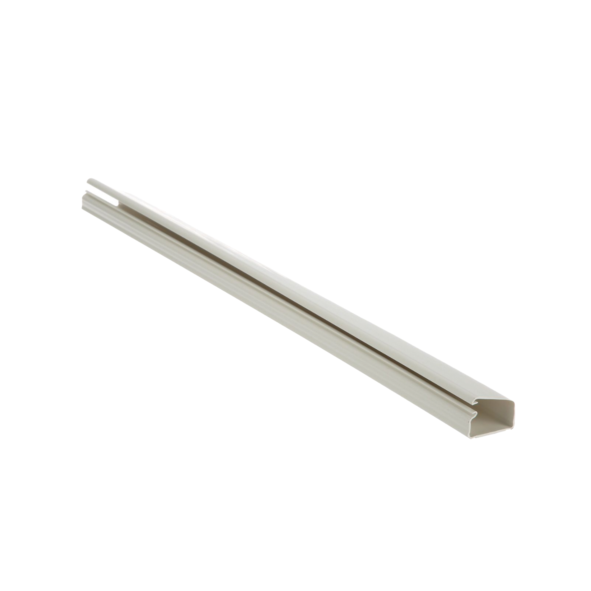 Canaleta LD10 de PVC rÃ­gido, con cinta adhesiva para instalaciÃ³n sin herramientas, de 38.4 x 24 x 3048 mm, Color Blanco Mate