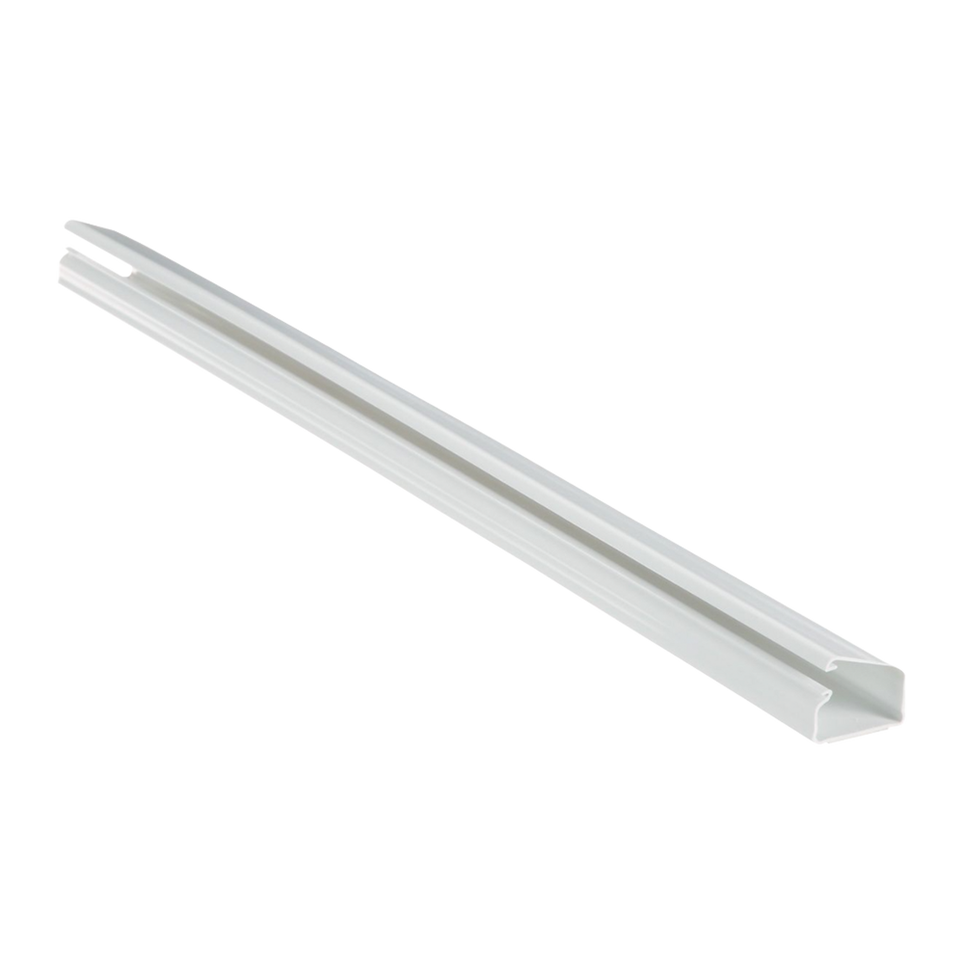 Canaleta LD10 de PVC rÃ­gido, con cinta adhesiva para instalaciÃ³n sin herramientas, de 38.4 x 24 x 1828.8 mm, Color Blanco