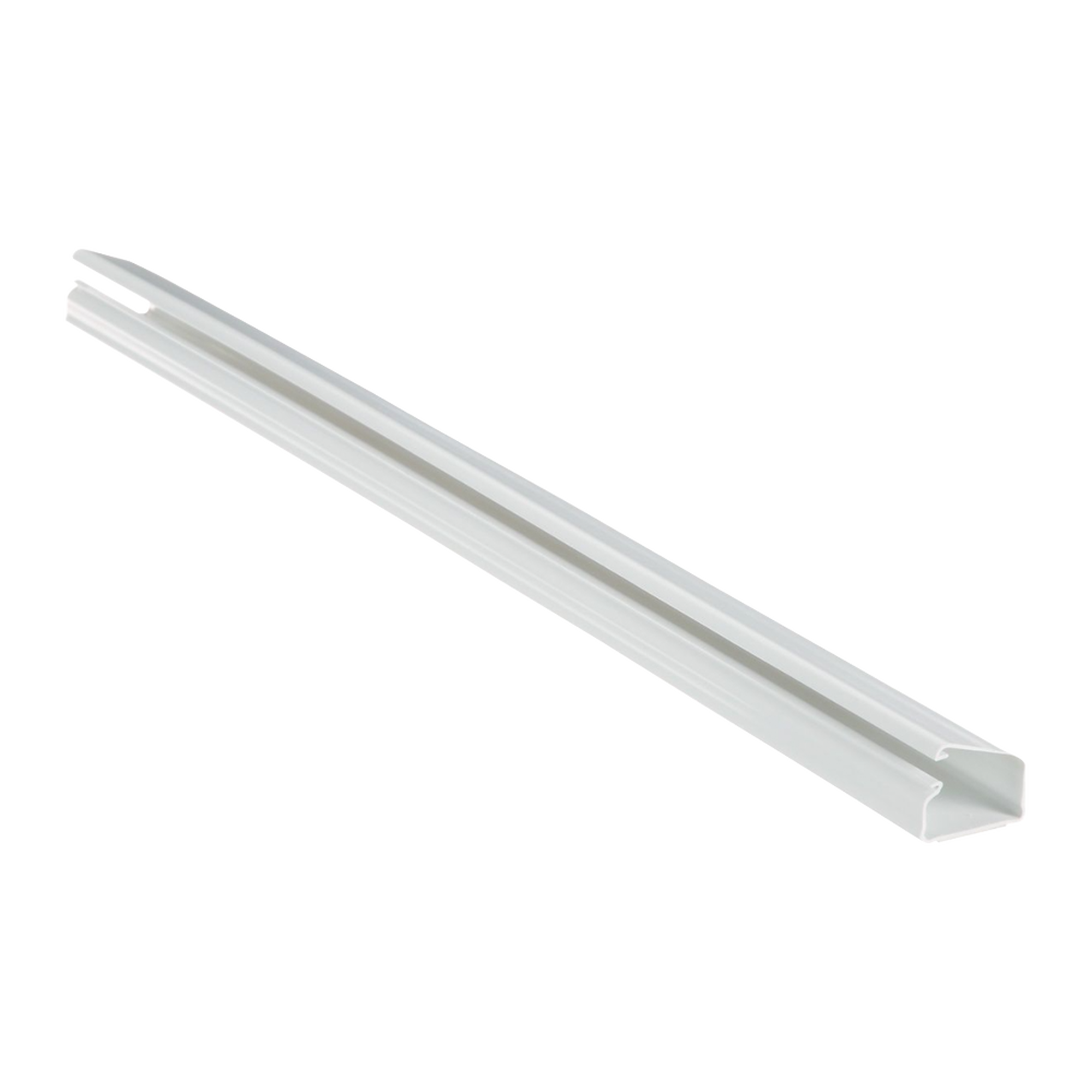 Canaleta LD10 de PVC rÃ­gido, con cinta adhesiva para instalaciÃ³n sin herramientas, de 38.4 x 24 x 1828.8 mm, Color Blanco