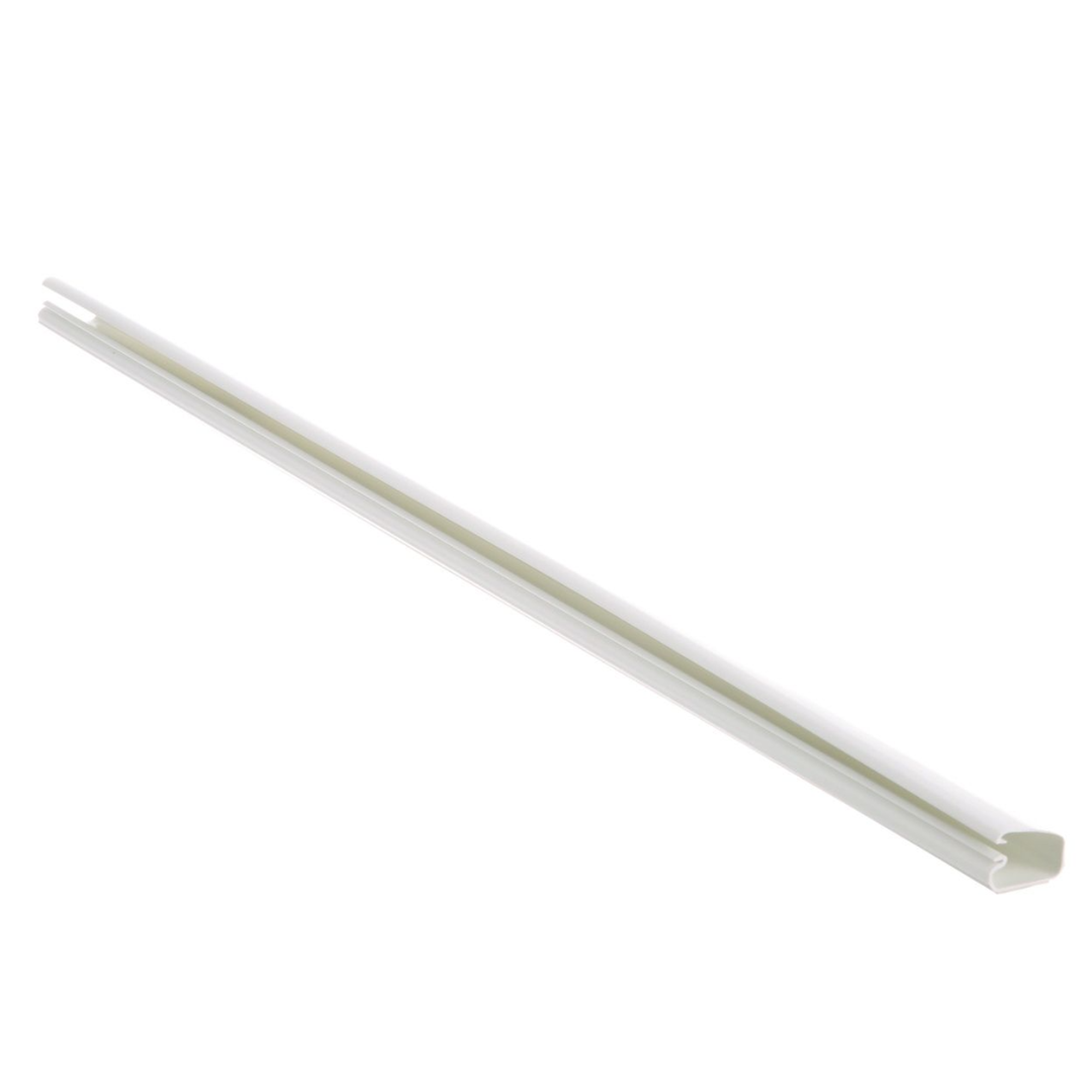 Canaleta LD5 de PVC rÃ­gido, con cinta adhesiva para instalaciÃ³n sin herramientas, 26 x 15 x 1828.8 mm, Color Blanco