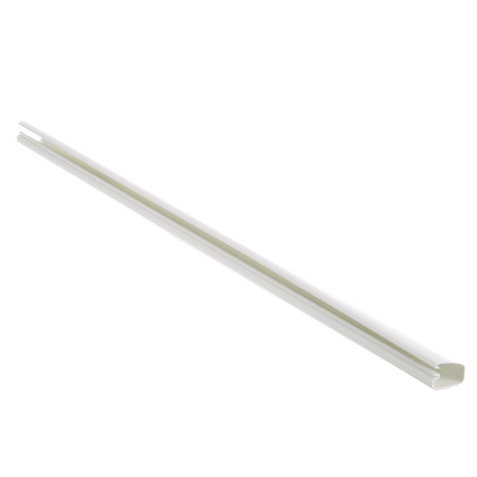 Canaleta LD5 de PVC rÃ­gido, con cinta adhesiva para instalaciÃ³n sin herramientas, 26 x 15 x 1828.8 mm, Color Blanco