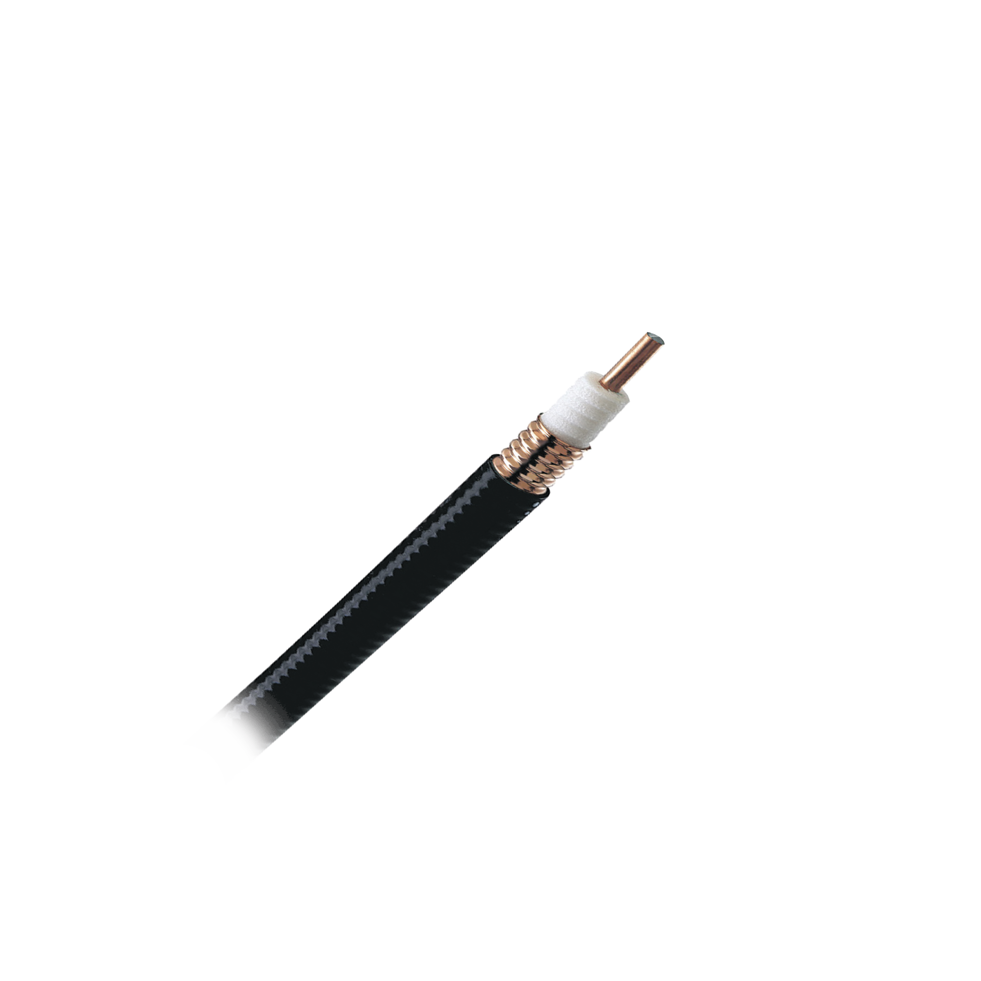 Cable coaxial Heliax de 1/2", cobre corrugado, blindado, 50 Ohms