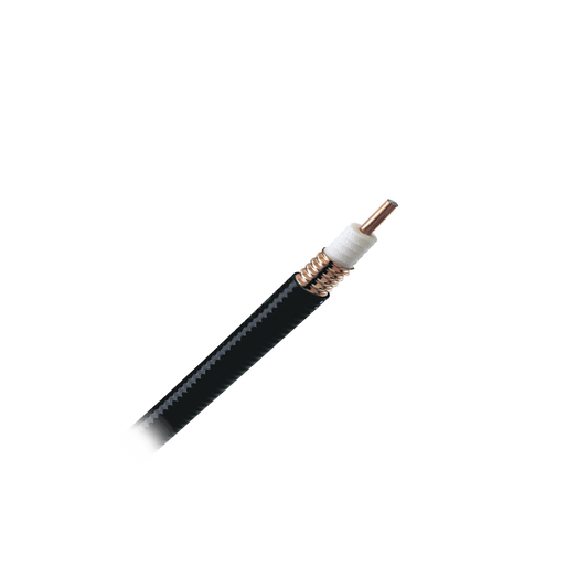 Cable coaxial Heliax de 1/2", cobre corrugado, blindado, 50 Ohms