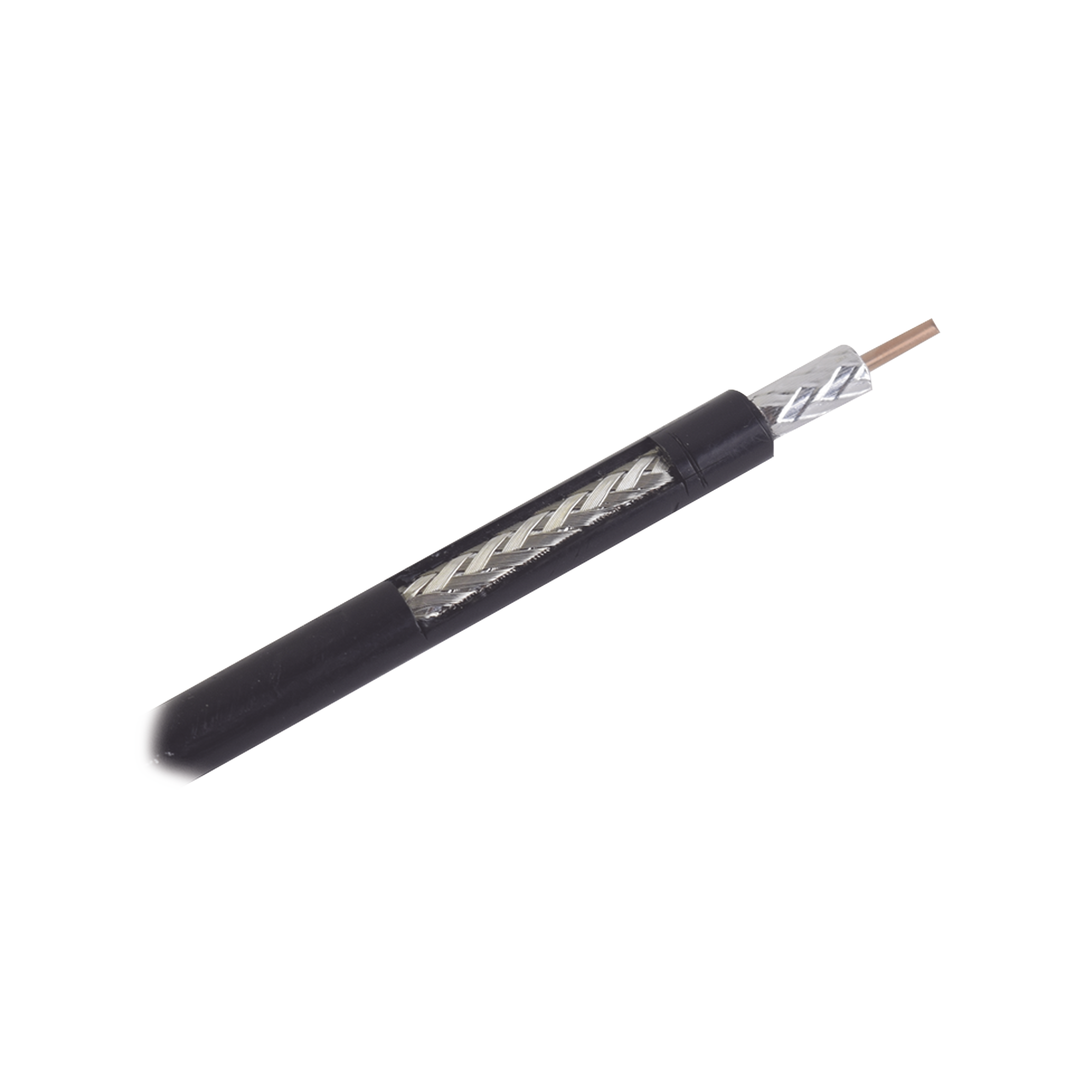 20 aÃ±os de servicio al exterior, Bobina de 305m, Cable Coaxial de 75 Ohms, Conductor de Cobre SÃ³lido