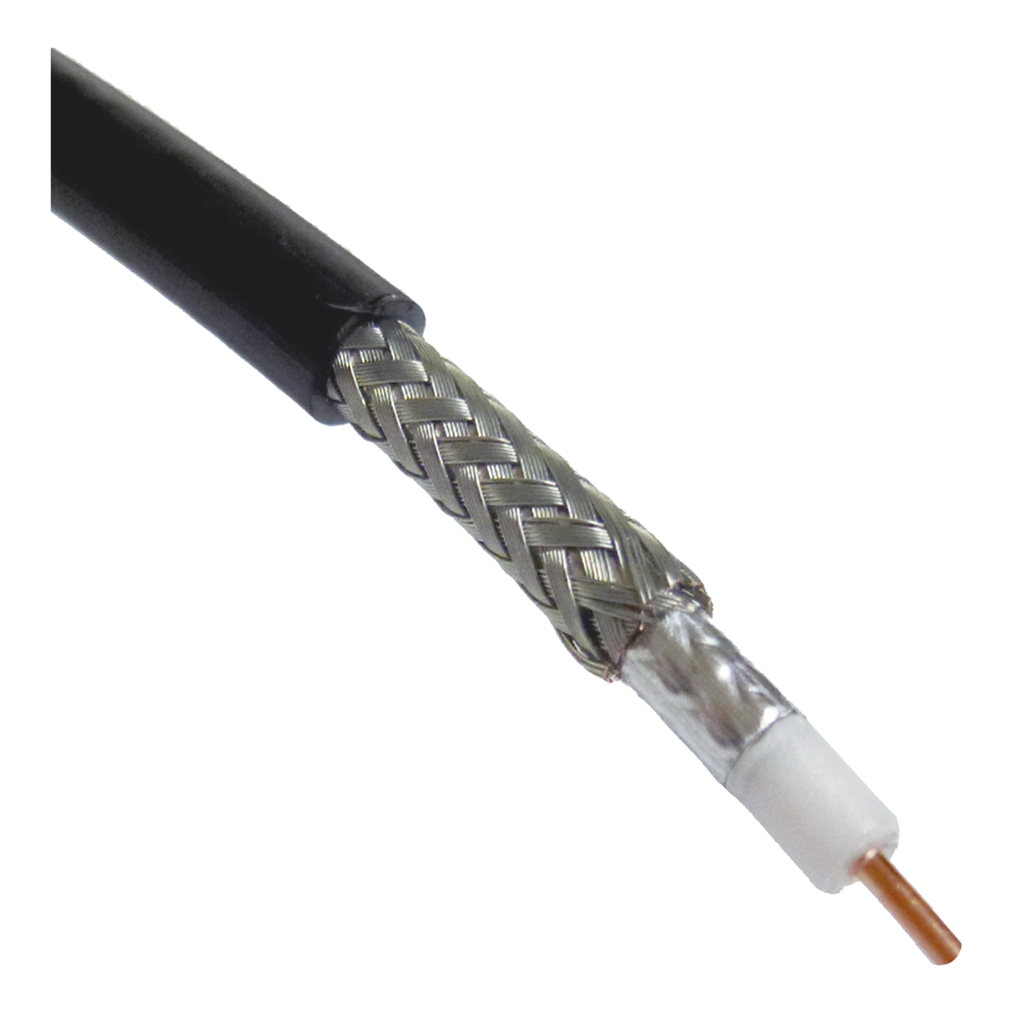 Metro de Cable Coaxial Tipo RG-58 LP-195, 50 Ohms, Conductor de Cobre SÃ³lido