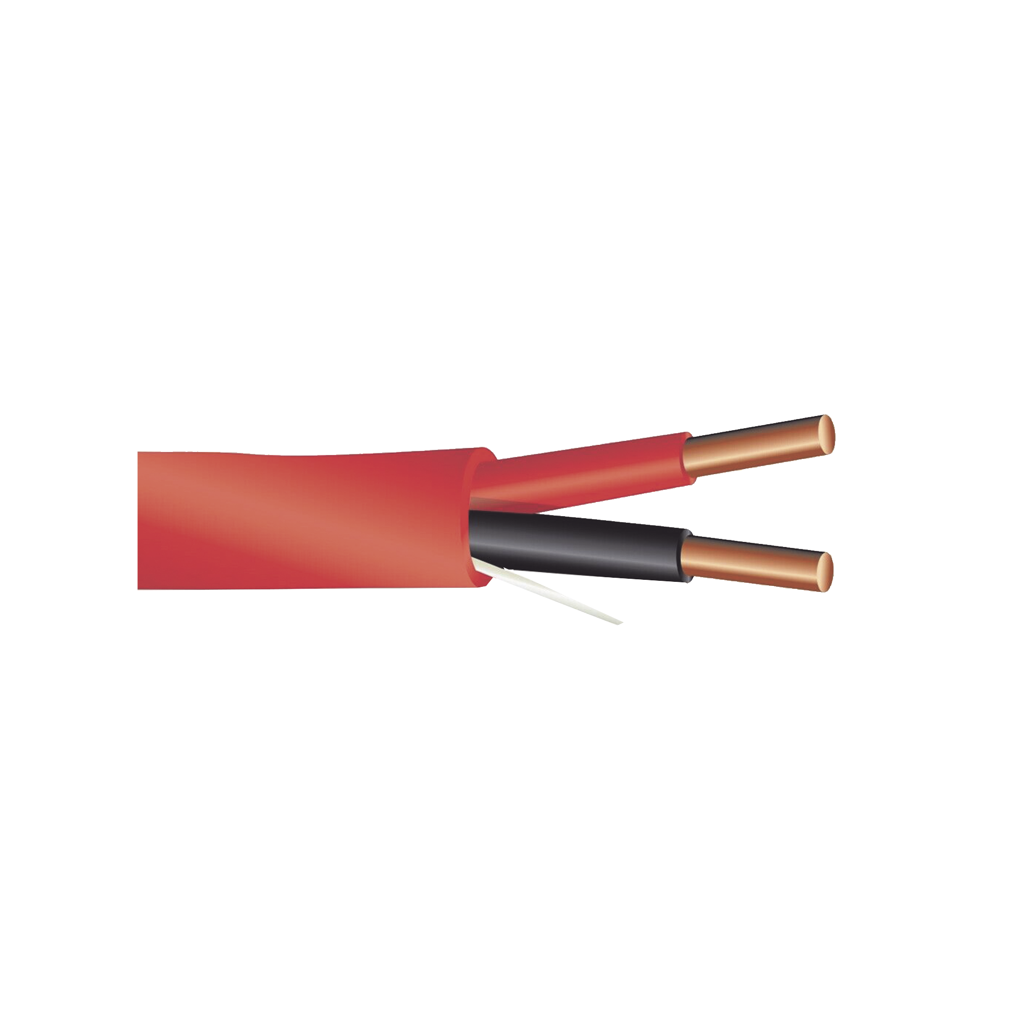 Alambre de Alarma contra Incendios - Bobina de 305 Metros: 2 x 14 AWG, Rojo, Tipo FPLR, (UL) FT4, Ideal para Sistemas de DetecciÃ³n y EvacuaciÃ³n de Incendios