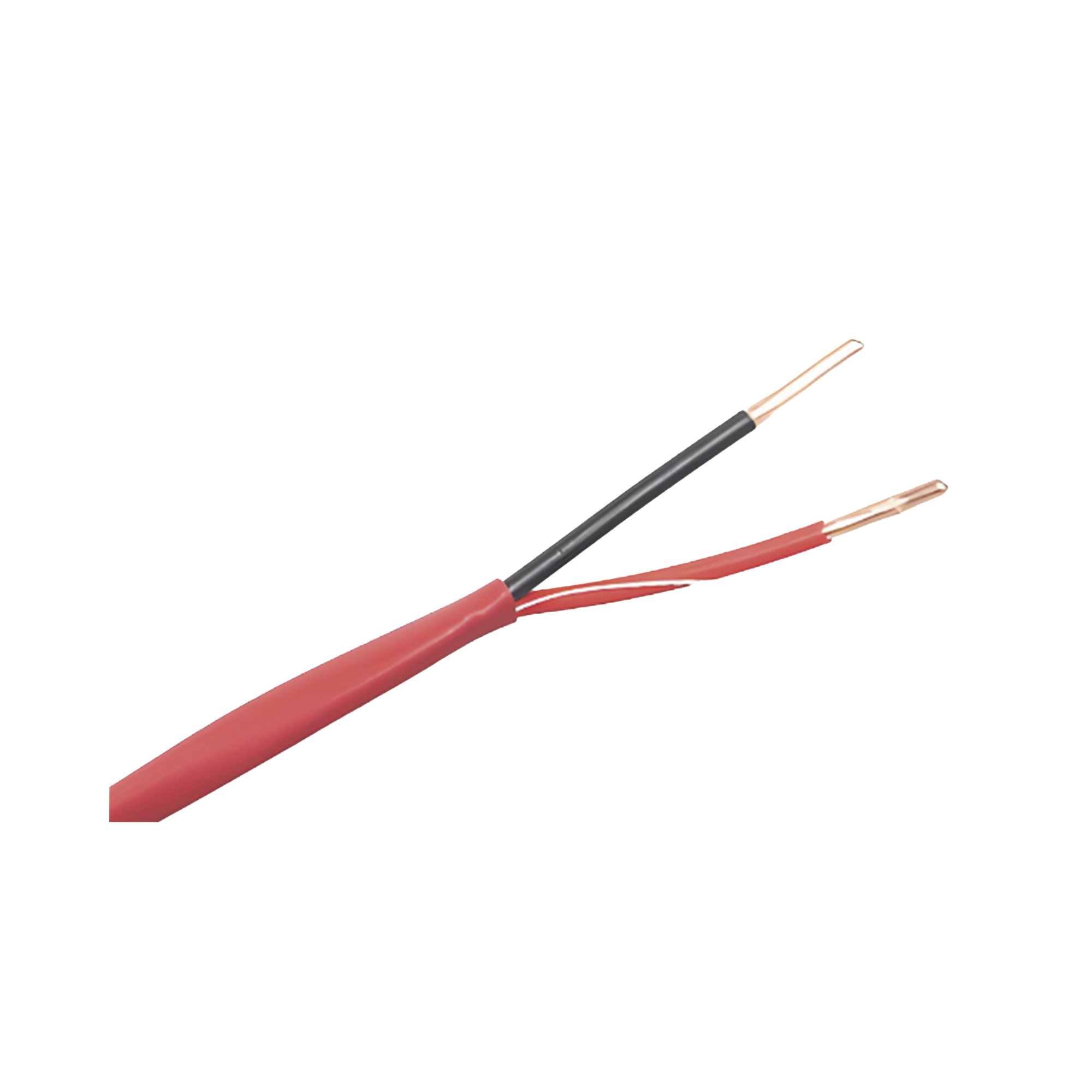 Alambre de Alarma contra Incendios - Bobina de 305 Metros: 2 x 18 AWG, Rojo, Tipo FPLR, (UL) FT4, Ideal para Sistemas de DetecciÃ³n y EvacuaciÃ³n de Incendios