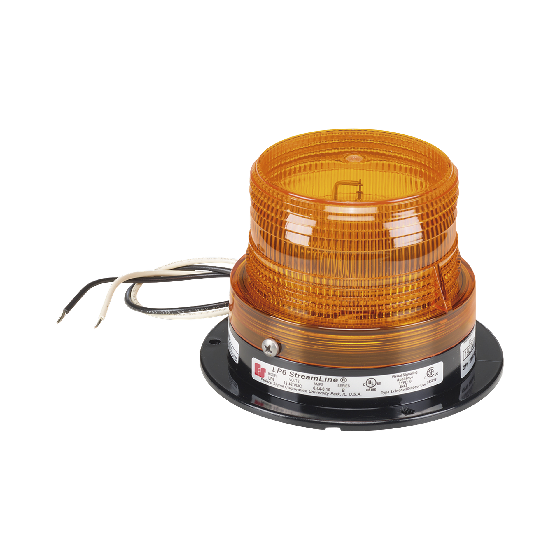 Estrobo streamline, mini, 120-240 Vca, ambar