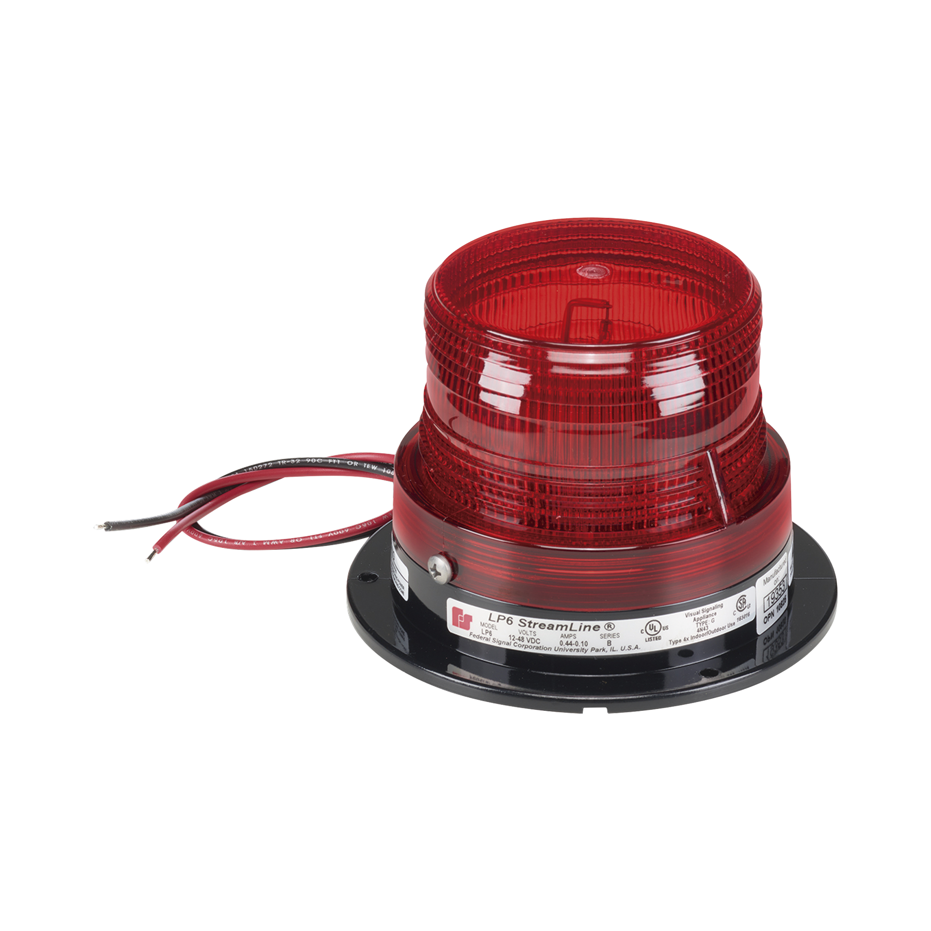 Estrobo Serie Streamline, Mini, 120 Vca, Rojo