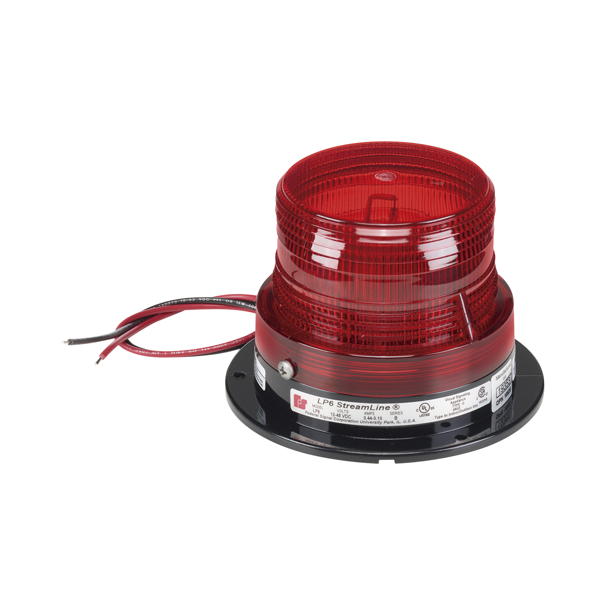 Estrobo Serie Streamline, Mini, 120 Vca, Rojo