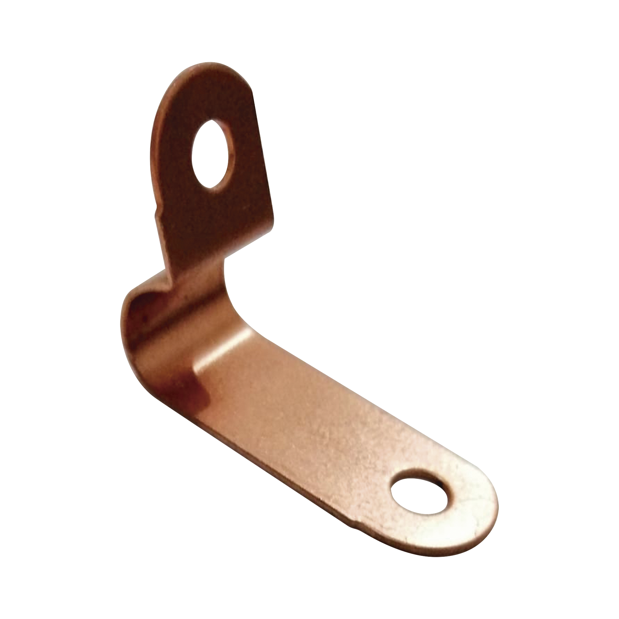 Abrazadera de Cobre para SujeciÃ³n de Bajada en Pared