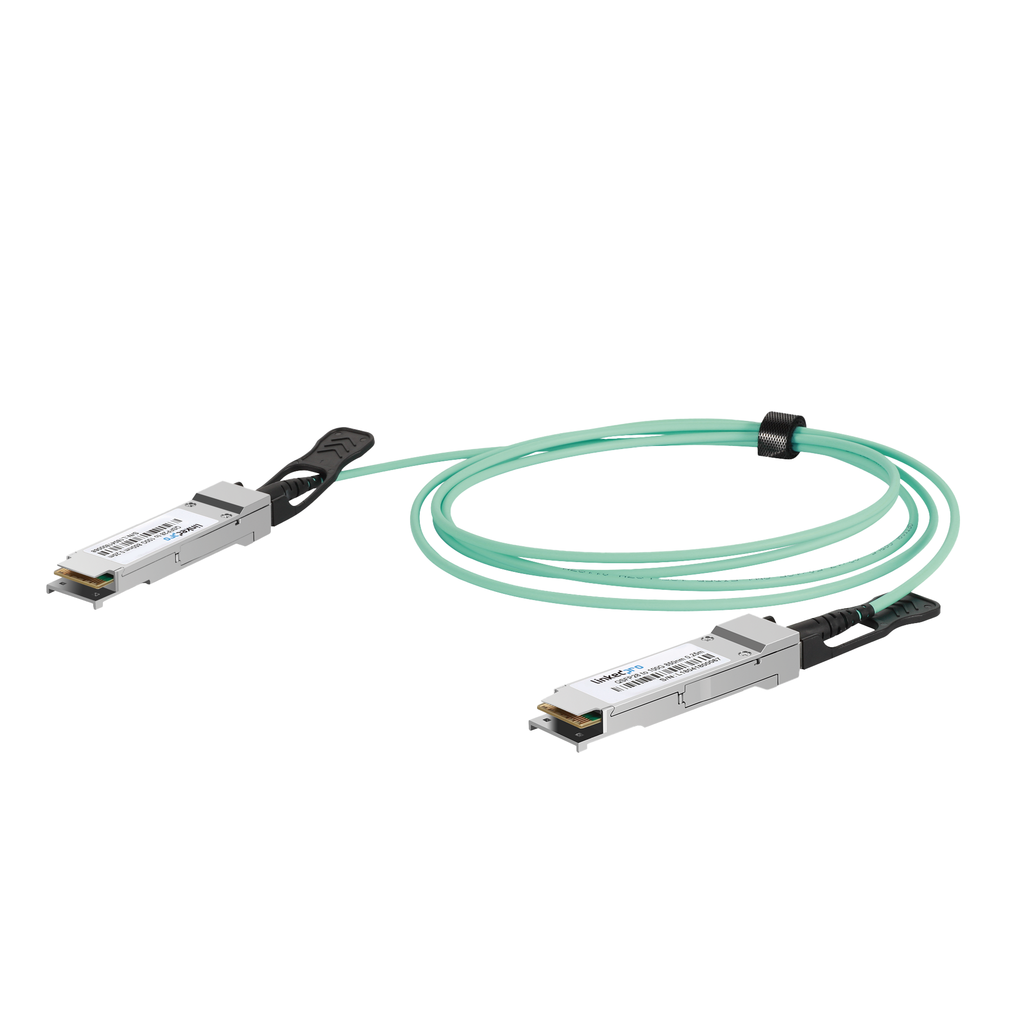 Cable AOC QSFP28 de 100 Gbps a 100 Gbps / Cable de fibra Ã³ptica Activo / Longitud: 2 metros