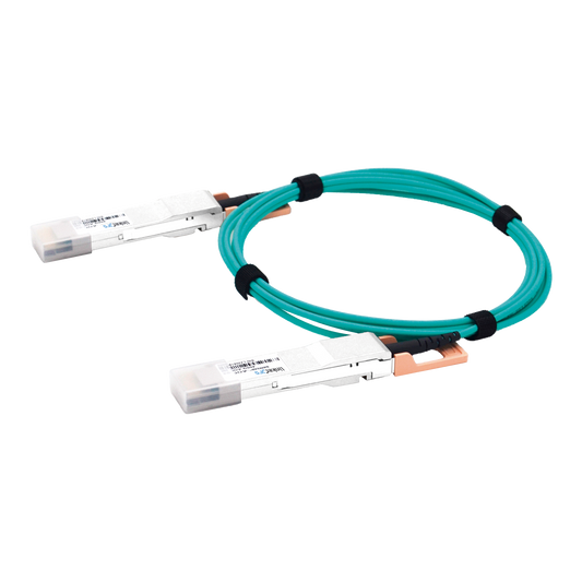 Cable AOC QSFP-DD de 400 Gbps a 400 Gbps / Cable de fibra Ã³ptica Activo / Longitud: 1 metro
