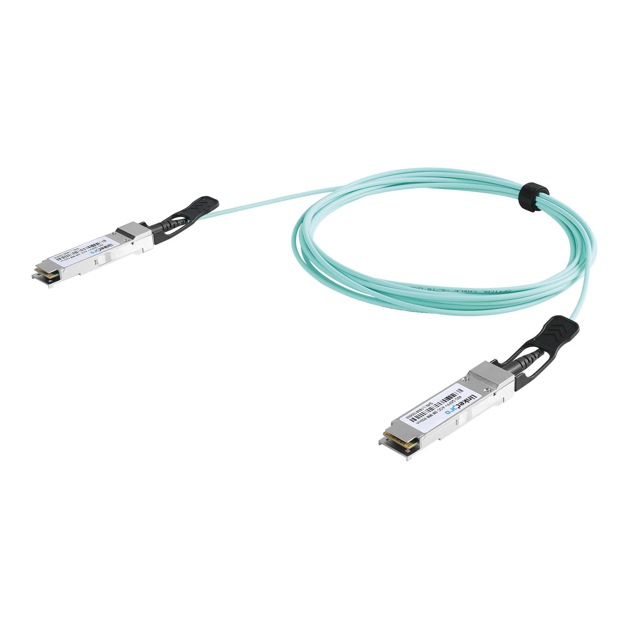 Cable AOC QSFP+ de 40 Gbps a 40 Gbps / Cable de fibra Ã³ptica Activo / Longitud: 1 metro