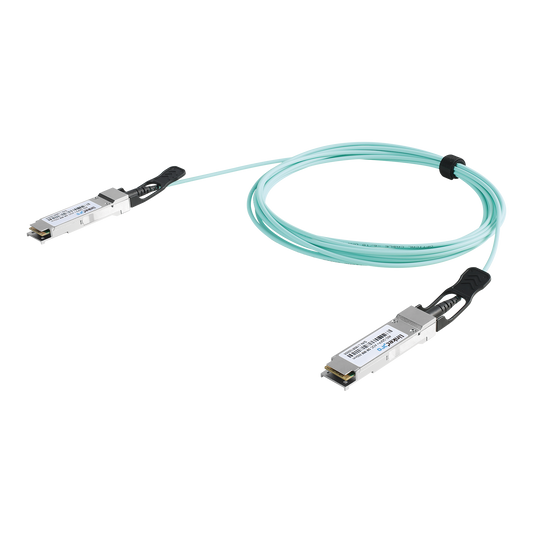 Cable AOC QSFP+ de 40 Gbps a 40 Gbps / Cable de fibra Ã³ptica Activo / Longitud: 2 metros