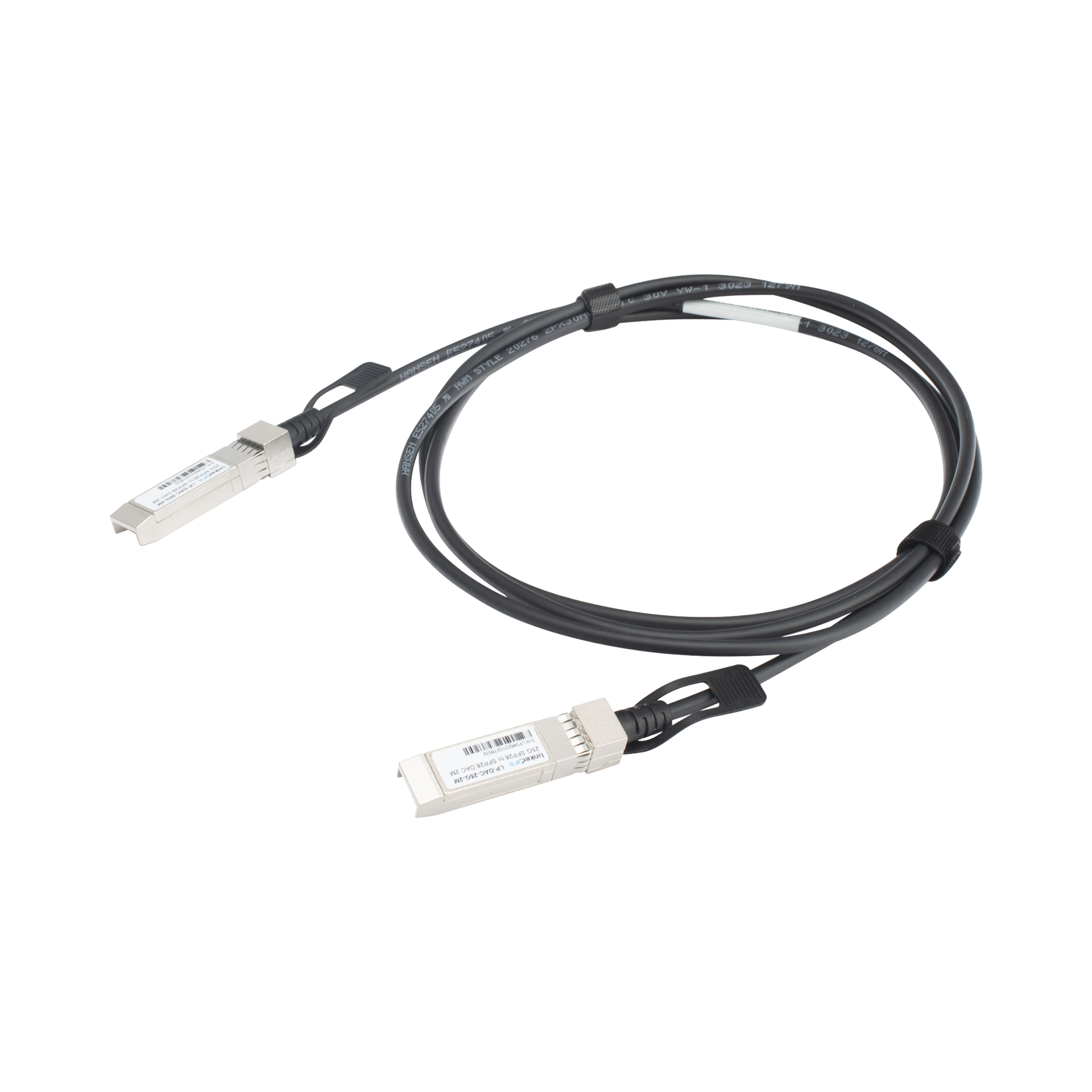Cable DAC SFP28 de 25 Gbps a 25 Gbps / Passive Direct Attach Copper Twinax Cable / Longitud: 2 metros