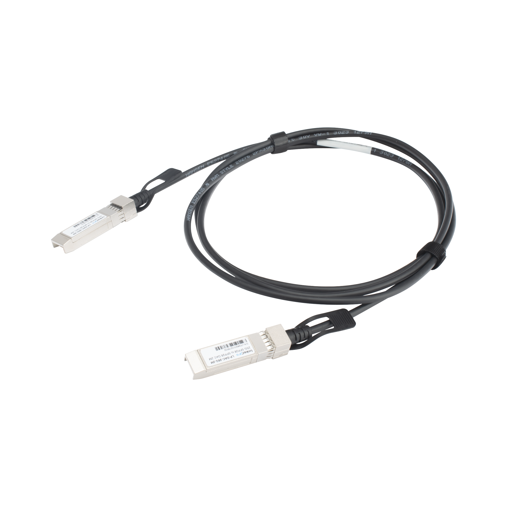 Cable DAC SFP28 de 25 Gbps a 25 Gbps / Passive Direct Attach Copper Twinax Cable / Longitud: 2 metros