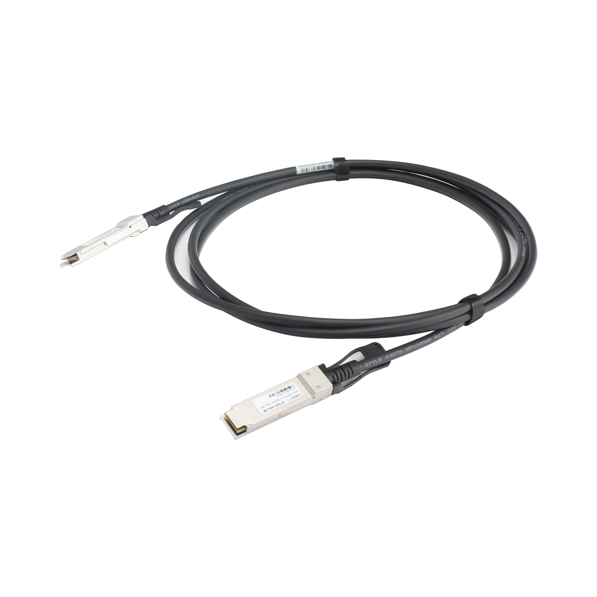 Cable DAC QSFP+ de 40 Gbps a 40 Gbps / Passive Direct Attach Copper Twinax Cable / Longitud: 3 metros