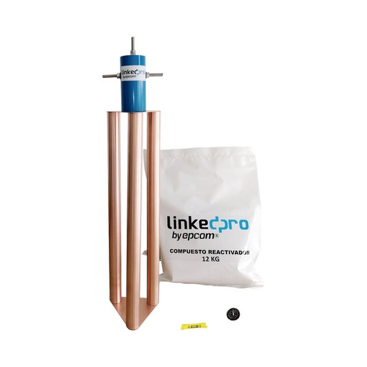 Electrodo para Corriente MÃ¡xima de 200 Amp. con Compuesto Mejorador de Terreno