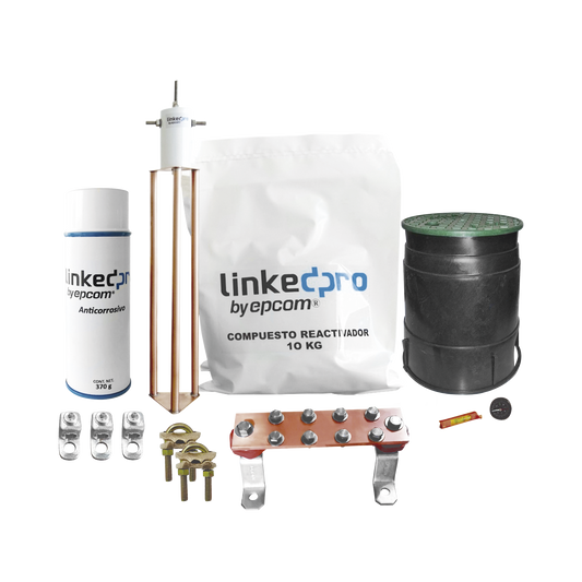 Kit de puesta a tierra LinkedPro, para protecciÃ³n de hasta 30 Amp.