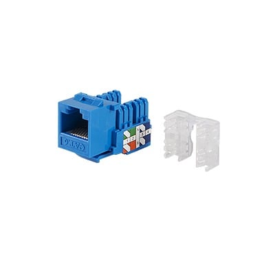 MÃ³dulo Jack 110 Cat6, Keystone para faceplate - Color Azul