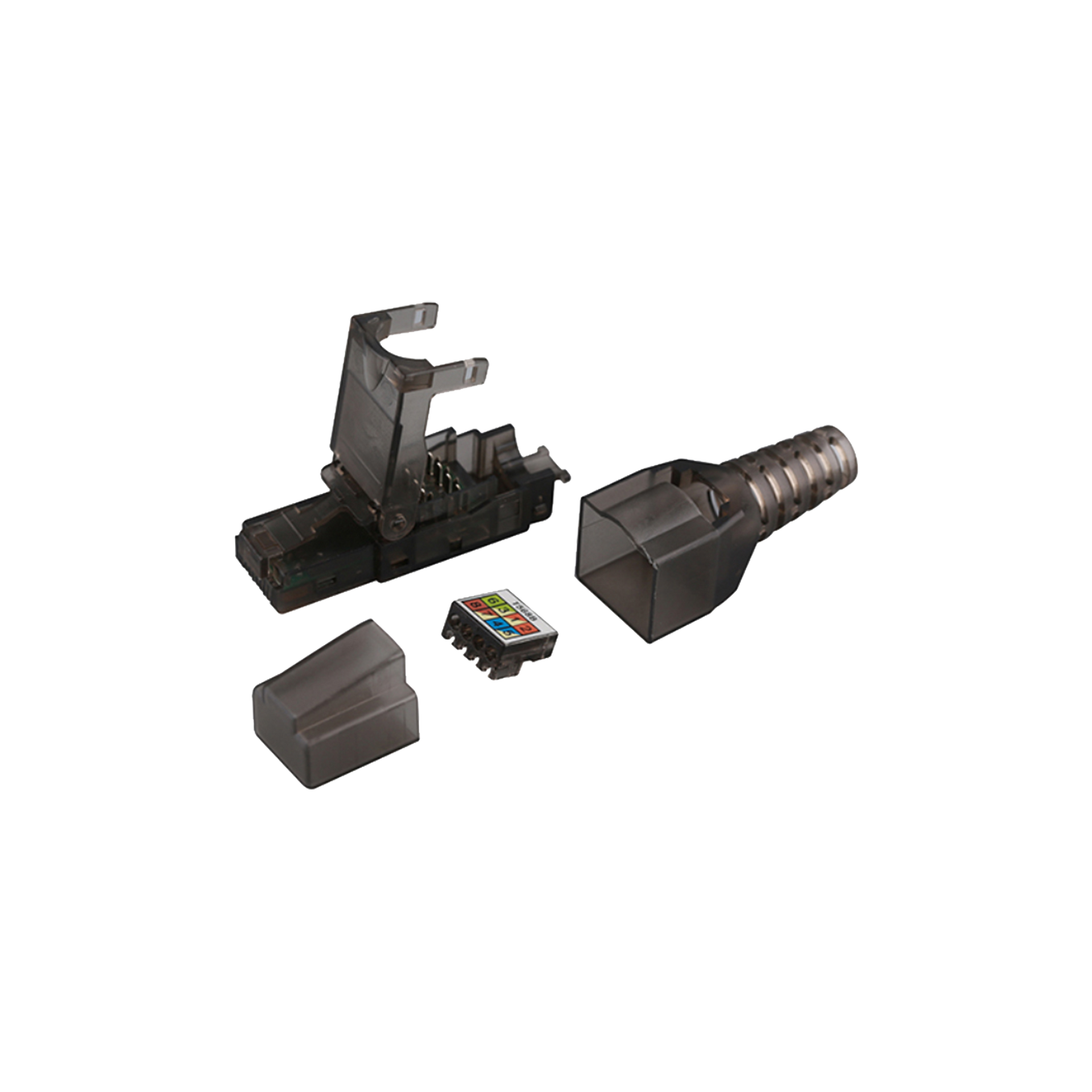 Plug RJ45 para Cable UTP CategorÃ­a 6A -Sin herramienta, para terminaciÃ³n en campo