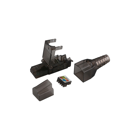 Plug RJ45 para Cable UTP CategorÃ­a 6A -Sin herramienta, para terminaciÃ³n en campo