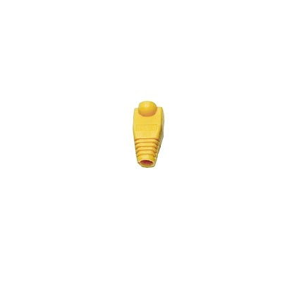 Bota PlÃ¡stica para protecciÃ³n de Plug RJ45, Color Amarillo