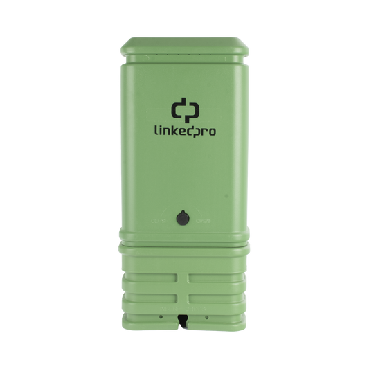 Pedestal para Cajas de Empalme de Fibra Ãptica tipo Cubo Color Verde con Bracket Estandar (No incluye caja de empalme)