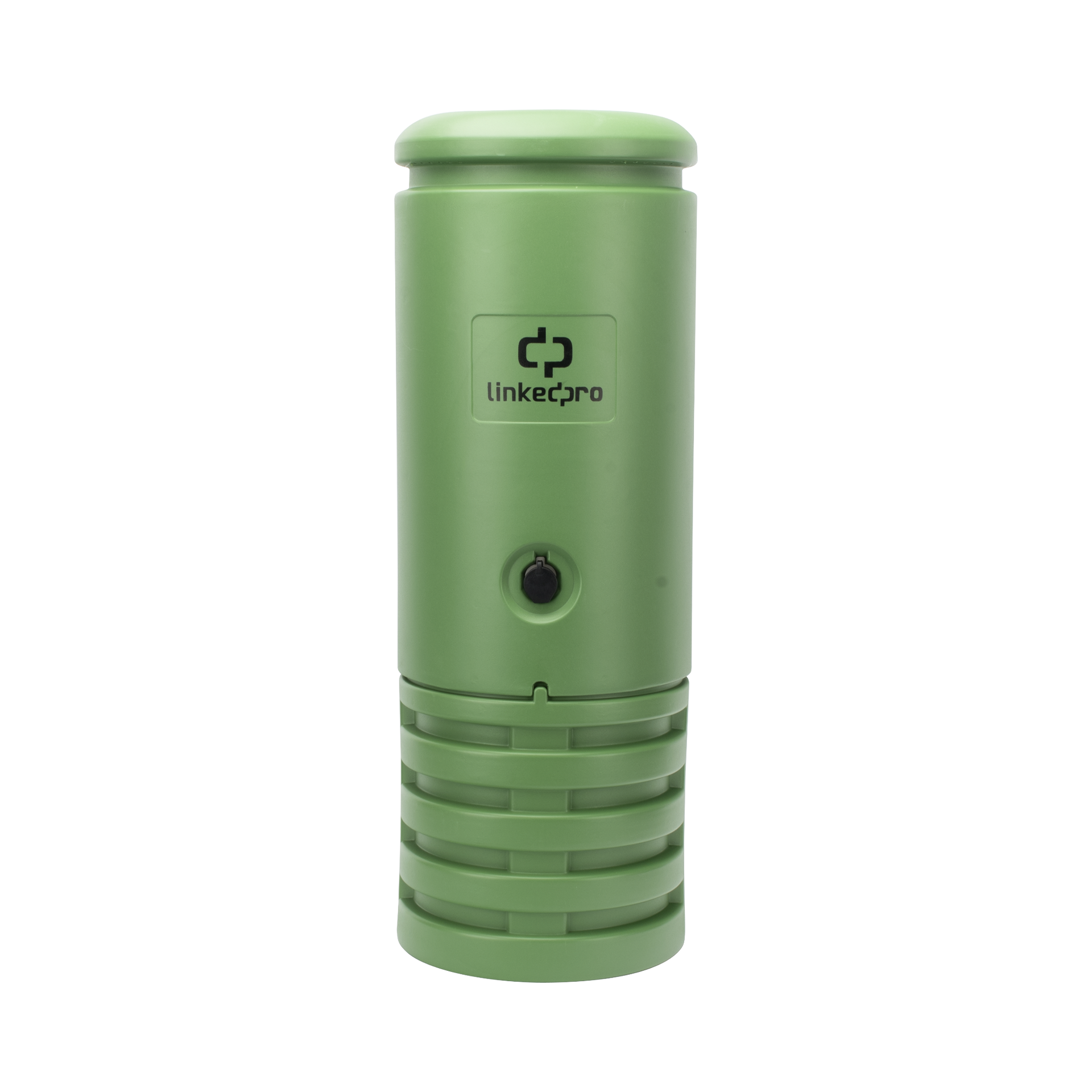 Pedestal para Cajas de Empalme de Fibra Ãptica CilÃ­ndrico Color Verde con Bracket Estandar (No incluye caja de empalme)