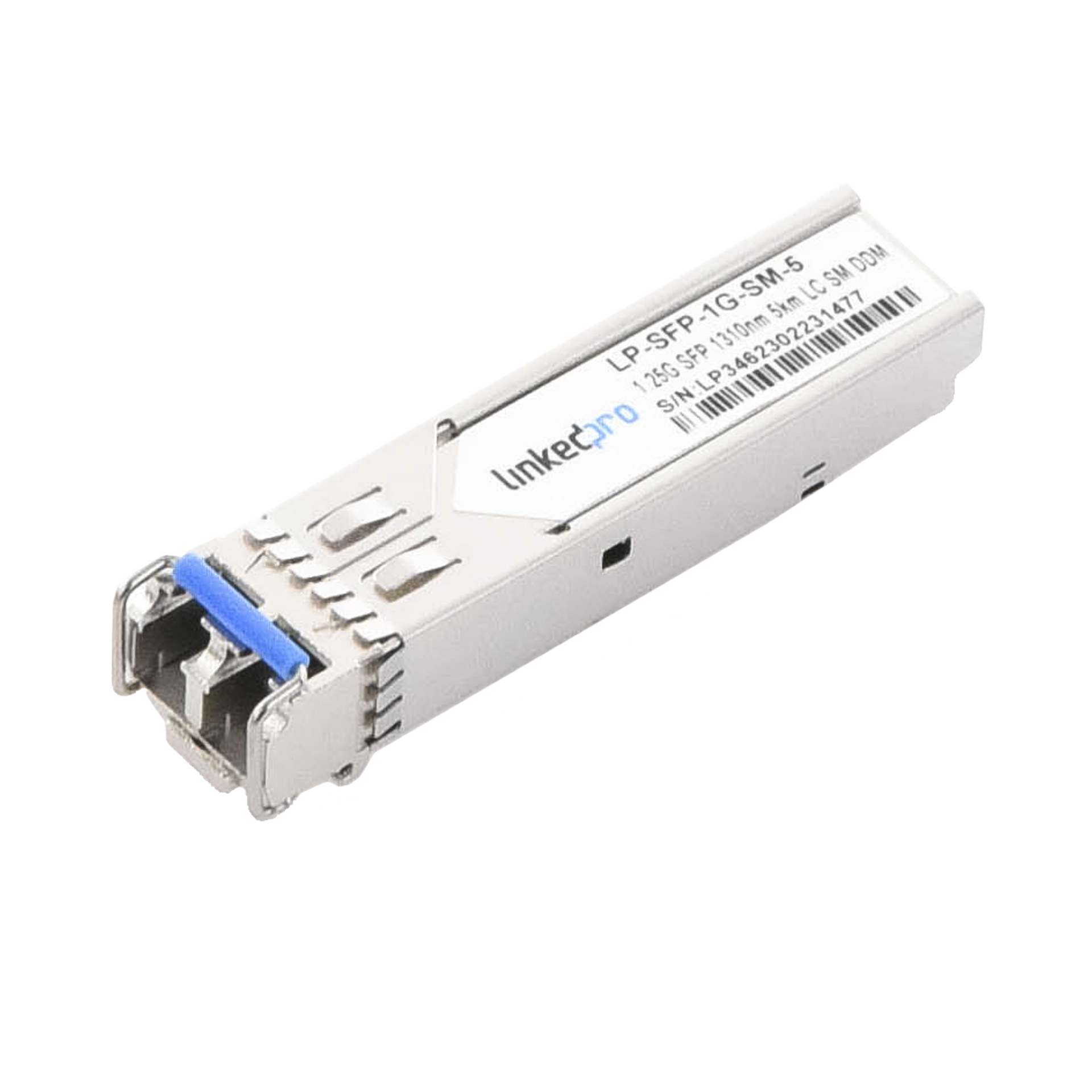 Transceptor Ãptico SFP (Mini-Gbic) / Monomodo 1310 nm / 1.25 Gbps / 1000BASE / Conectores LC/UPC DÃºplex / DDM / Hasta 5 km
