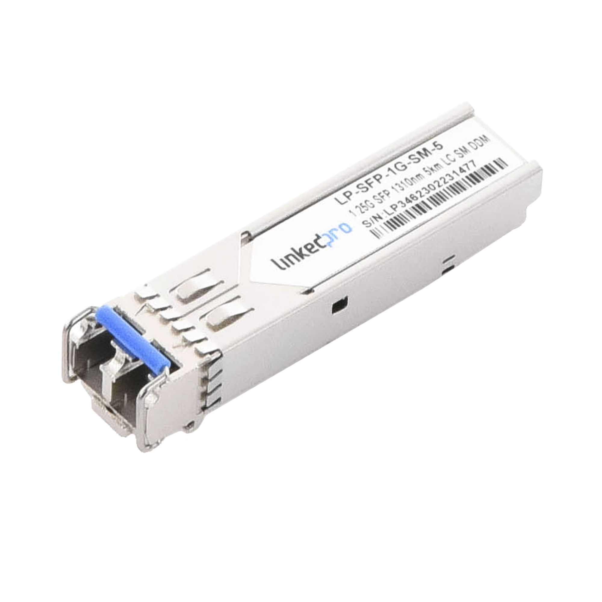 Transceptor Ãptico SFP (Mini-Gbic) / Monomodo 1310 nm / 1.25 Gbps / 1000BASE / Conectores LC/UPC DÃºplex / DDM / Hasta 5 km